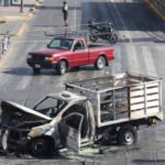Vehicle fires and roadblocks following security operation in Mexico el mencho 0